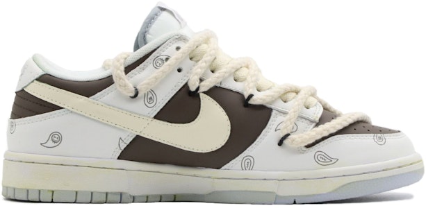 【客製球鞋】 Nike Dunk Low 序曲 高街風 戶外 夏日搭配 解構麻繩 摩卡棕 低筒 板鞋 男款 灰白棕 Order 【客製球鞋】 Nike Dunk Low 序曲 高街風 戶外 夏日搭配 解構麻繩 摩卡棕 低筒 板鞋 男款 灰白棕