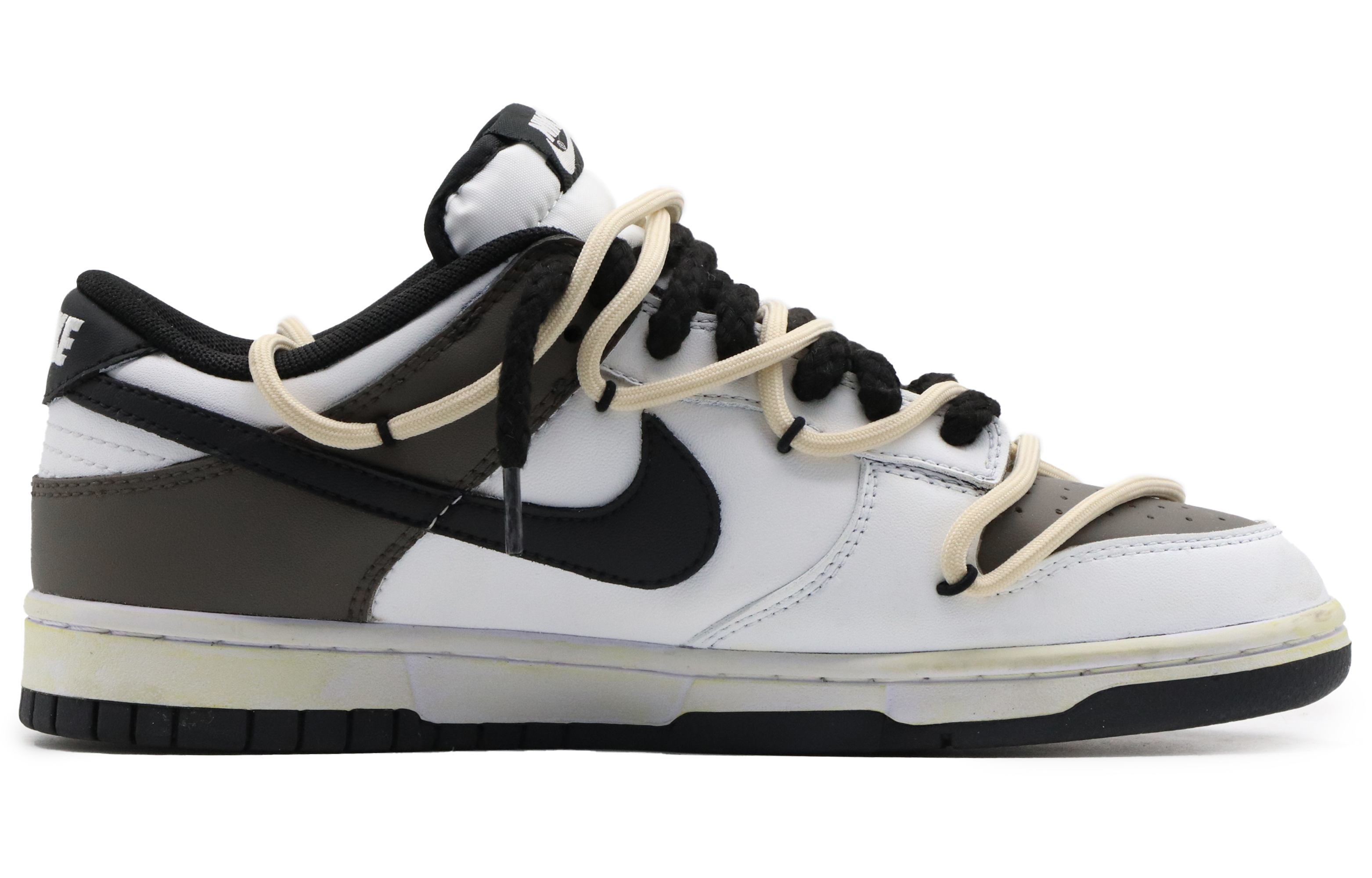 Lookbook 나이키 덩크 로우 '디컨스트럭티드 모카 더티 썸머' (커스텀) DD1391-100(Team57-男款炙热)