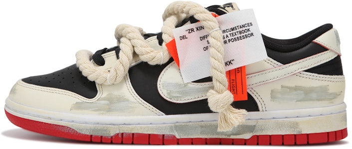 Nike Dunk Low デコンストラクト オキシダイズド (カスタム) FD9762-061(Team24-男女款做旧黑白红) Buy Nike Dunk Low デコンストラクト オキシダイズド (カスタム) FD9762-061(Team24-男女款做旧黑白红)