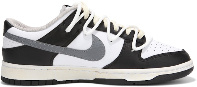 【客製球鞋】Nike Dunk Low 解構綁帶 氧化做舊 活力雙鉤 熊貓 字體 高街 低筒 滑板鞋 男款 黑白 Order 【客製球鞋】Nike Dunk Low 解構綁帶 氧化做舊 活力雙鉤 熊貓 字體 高街 低筒 滑板鞋 男款 黑白