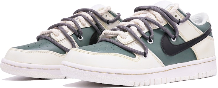 나이키 덩크 로우 '빈티지 해체' (46 characters) DH9765-100(TeamTen-女款520做旧绿) Lookbook 나이키 덩크 로우 '빈티지 해체' (46 characters) DH9765-100(TeamTen-女款520做旧绿)