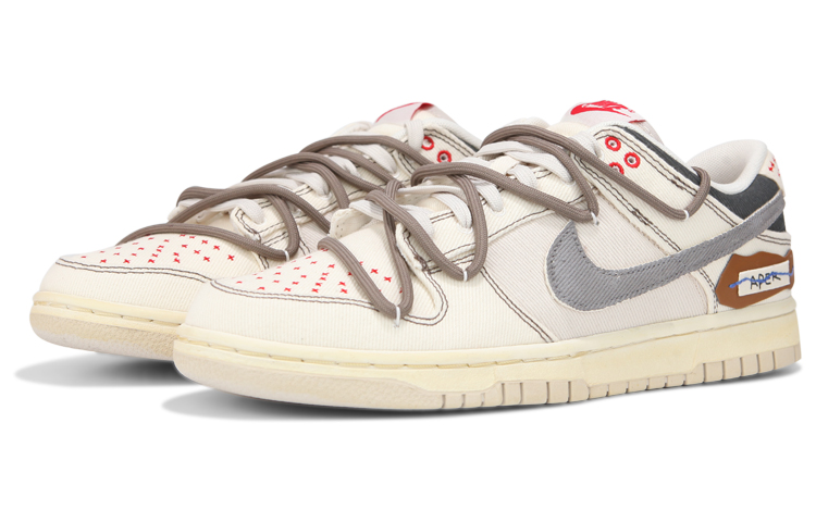 Lookbook 나이키 덩크 로우 '디컨스트럭티드 베이지' (커스텀) DV0834-100(Team24-男款帆布沙丘)