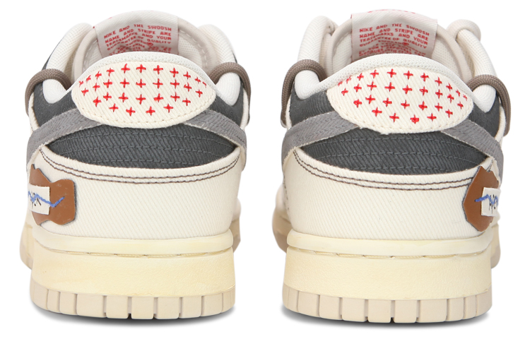 Shop 나이키 덩크 로우 '디컨스트럭티드 베이지' (커스텀) DV0834-100(Team24-男款帆布沙丘)