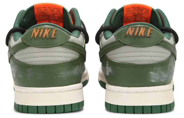 Shop 나이키 덩크 로우 '그린 그래피티' (커스텀) DD1391-300(Teamfour-男款绿色做旧)
