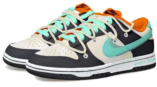 Zapatillas Nike Dunk Low 'Deconstruidas Paz & Amor - Verde Tiffany' DH9765-003(Team拾玖-和平与爱女S-BOX) Lookbook Zapatillas Nike Dunk Low 'Deconstruidas Paz & Amor - Verde Tiffany' DH9765-003(Team拾玖-和平与爱女S-BOX)