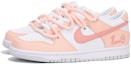 Lookbook 나이키 덩크 로우 '해체된 핑크 로즈' (커스텀) DH9765-102(Team59-女款粉色三)