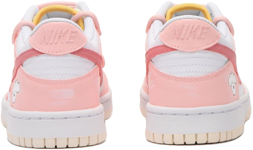 【客製球鞋】Nike Dunk Low 解構 萌萌風 復古 高街 兔子 低筒 滑板鞋 GS 粉色 Shop 【客製球鞋】Nike Dunk Low 解構 萌萌風 復古 高街 兔子 低筒 滑板鞋 GS 粉色