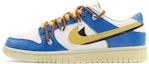 Buy Zapatillas Nike Dunk Low 'Deconstruido Azul Amarillo Títere' DJ6188-100(Team17-男款双钩蓝黄色QD)