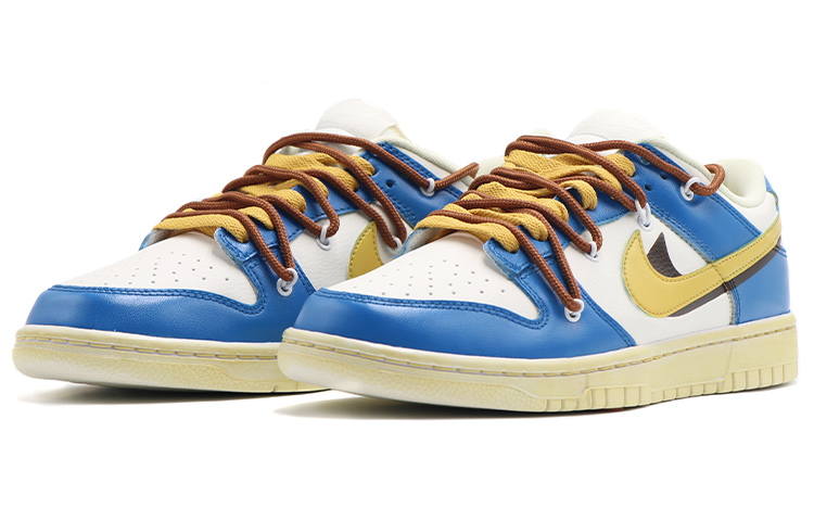 Lookbook Zapatillas Nike Dunk Low 'Deconstruido Azul Amarillo Títere' DJ6188-100(Team17-男款双钩蓝黄色QD)