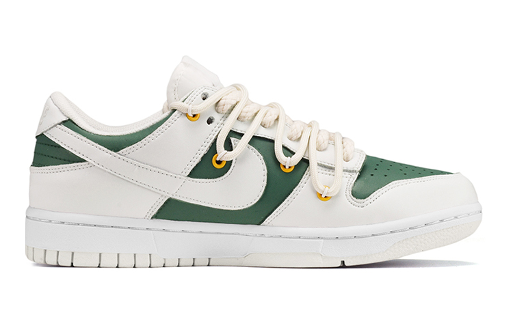 Order [定制鞋] 耐克Dunk低帮'解构复古花卉白绿' DH9765-100(TeamE-女款复古小花白绿)