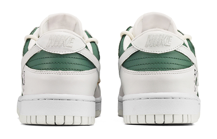 Shop [定制鞋] 耐克Dunk低帮'解构复古花卉白绿' DH9765-100(TeamE-女款复古小花白绿)