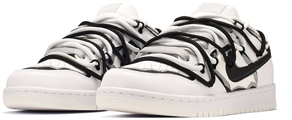 Zapatillas Nike Dunk Low 'Deconstruido Negro Gris Blanco' DH9765-100(TeamE-女款锯齿黑灰白) Lookbook Zapatillas Nike Dunk Low 'Deconstruido Negro Gris Blanco' DH9765-100(TeamE-女款锯齿黑灰白)