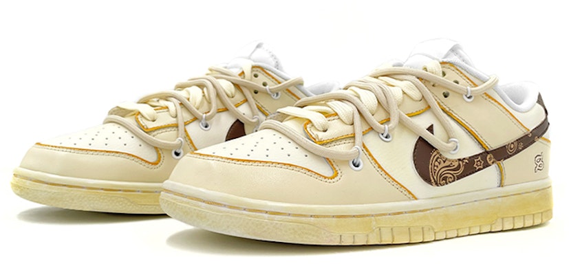Nike Dunk Low Deconstruidas Beige/Amarillo DH9765-100(TeamK-女款腰果花黄棕色) Lookbook Nike Dunk Low Deconstruidas Beige/Amarillo DH9765-100(TeamK-女款腰果花黄棕色)