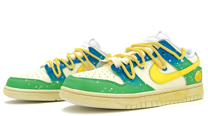 Nike Dunk Low Deconstruidas "Cashew" DH9765-100(TeamK-女款低帮解构鞋带黄色方块) Lookbook Nike Dunk Low Deconstruidas "Cashew" DH9765-100(TeamK-女款低帮解构鞋带黄色方块)