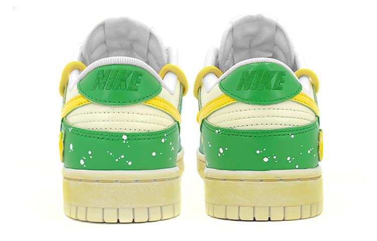 Shop Nike Dunk Low Deconstruidas "Cashew" DH9765-100(TeamK-女款低帮解构鞋带黄色方块)