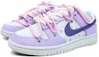Lookbook 나이키 덩크 로우 '별토끼 해체' (커스텀) DH9765-100(Teamfour-女款兔子绑带紫色)
