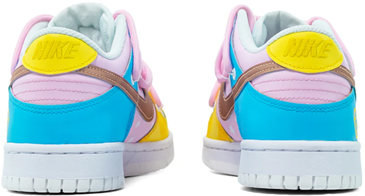 【客製化球鞋】Nike Dunk Low 解構 繫帶 美少女 星星 條紋 復古休閒 低幫 板鞋 GS 黃藍粉色 Purchase 【客製化球鞋】Nike Dunk Low 解構 繫帶 美少女 星星 條紋 復古休閒 低幫 板鞋 GS 黃藍粉色