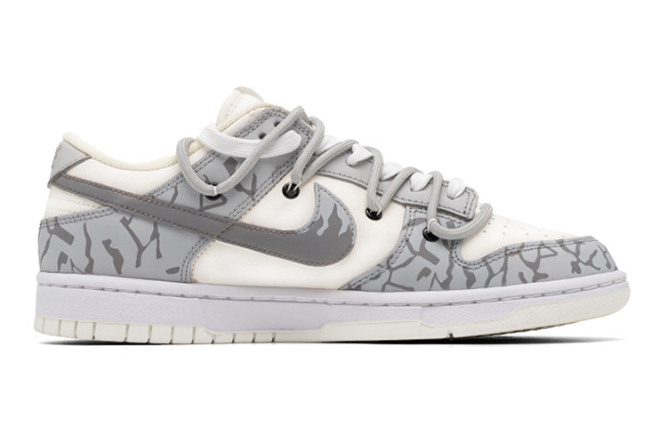 Order 나이키 덩크 로우 '스트랩 해체 폭발 패턴 바이브 플레임' DH9765-100(Teamfour-爆裂纹S-BOX)
