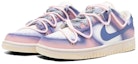 Lookbook 【定制鞋款】耐克Dunk低帮“解构绑带粉紫渐变氧化风” DH9765-100(Teamfour-女款粉紫绑带)
