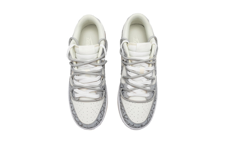 Shop 나이키 덩크 로우 '스트랩 해체 폭발 패턴 바이브 플레임' DH9765-100(Teamfour-爆裂纹S-BOX)