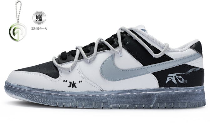 【カスタムシューズ】ナイキ ダンク ロー「デコンストラクト ストリート ブラック ホワイト シルバー」 DV0831-101(Team80-男款OK黑白银) Buy 【カスタムシューズ】ナイキ ダンク ロー「デコンストラクト ストリート ブラック ホワイト シルバー」 DV0831-101(Team80-男款OK黑白银)