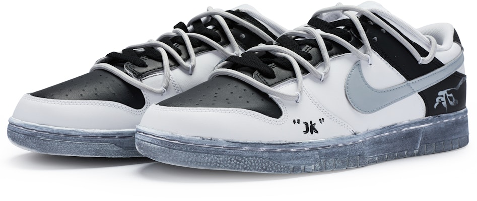 【カスタムシューズ】ナイキ ダンク ロー「デコンストラクト ストリート ブラック ホワイト シルバー」 DV0831-101(Team80-男款OK黑白银) Lookbook 【カスタムシューズ】ナイキ ダンク ロー「デコンストラクト ストリート ブラック ホワイト シルバー」 DV0831-101(Team80-男款OK黑白银)