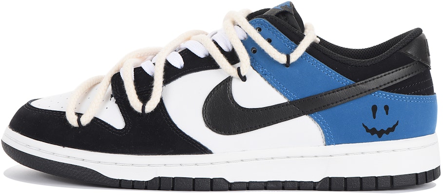 【客製球鞋】 Nike Dunk Low 高街 特殊鞋盒 Vibe風趣 搞怪笑臉 解構 低筒 滑板鞋 男款 黑藍 Order 【客製球鞋】 Nike Dunk Low 高街 特殊鞋盒 Vibe風趣 搞怪笑臉 解構 低筒 滑板鞋 男款 黑藍