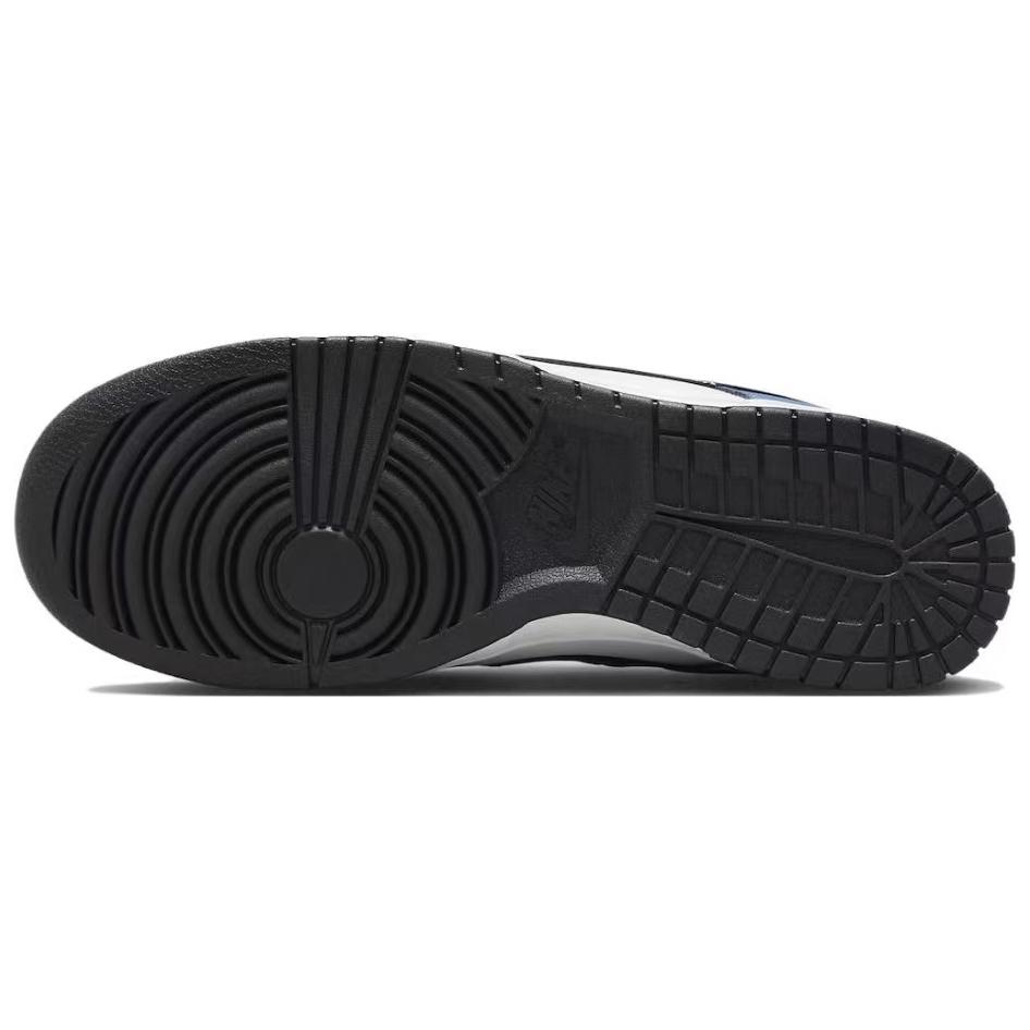 Details for [定制鞋] 耐克Dunk Low 解构风蓝黑配特别礼盒与趣味笑脸 FD6923-100-466844