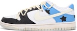 Buy 【定制球鞋】 Nike Dunk Low 五角星 做舊 vibe風 解構 高街 低幫 板鞋 GS 黑黃藍