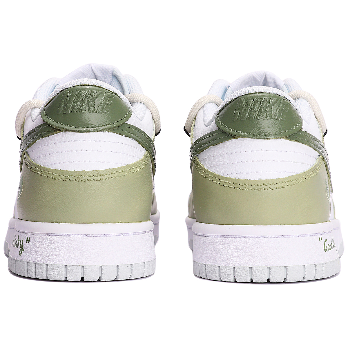 [Custom Shoes] Nike Dunk Low 'Deconstructed White-Green' 圖 5