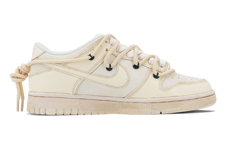 Order [Zapatos Personalizados] Nike Dunk Low 'Amarillo Deconstruido' DH9765-100(TeamK-氧化椰奶QD)