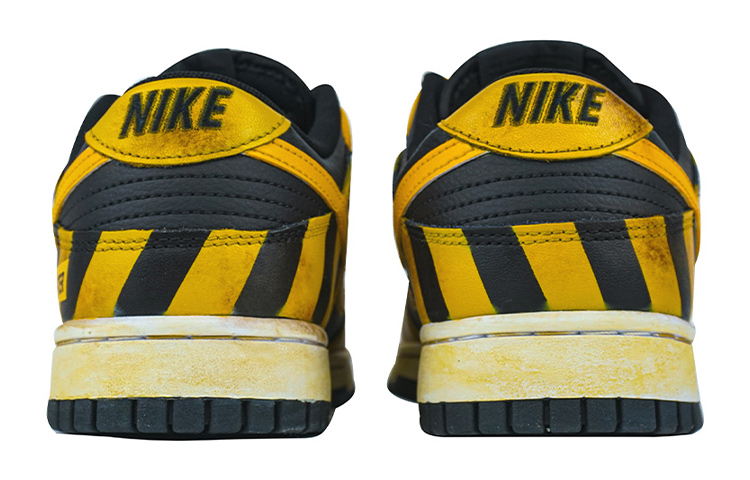Shop [Custom Shoes] Nike Dunk Low 'Deconstructed Yellow'