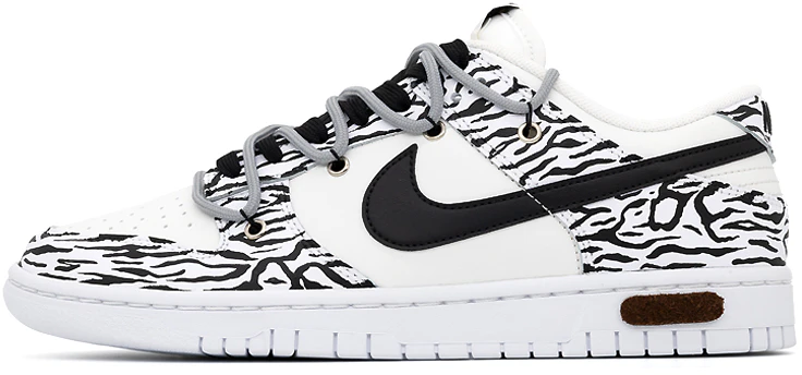 custom-shoes-nike-dunk-low-deconstructed-zebra-graffiti