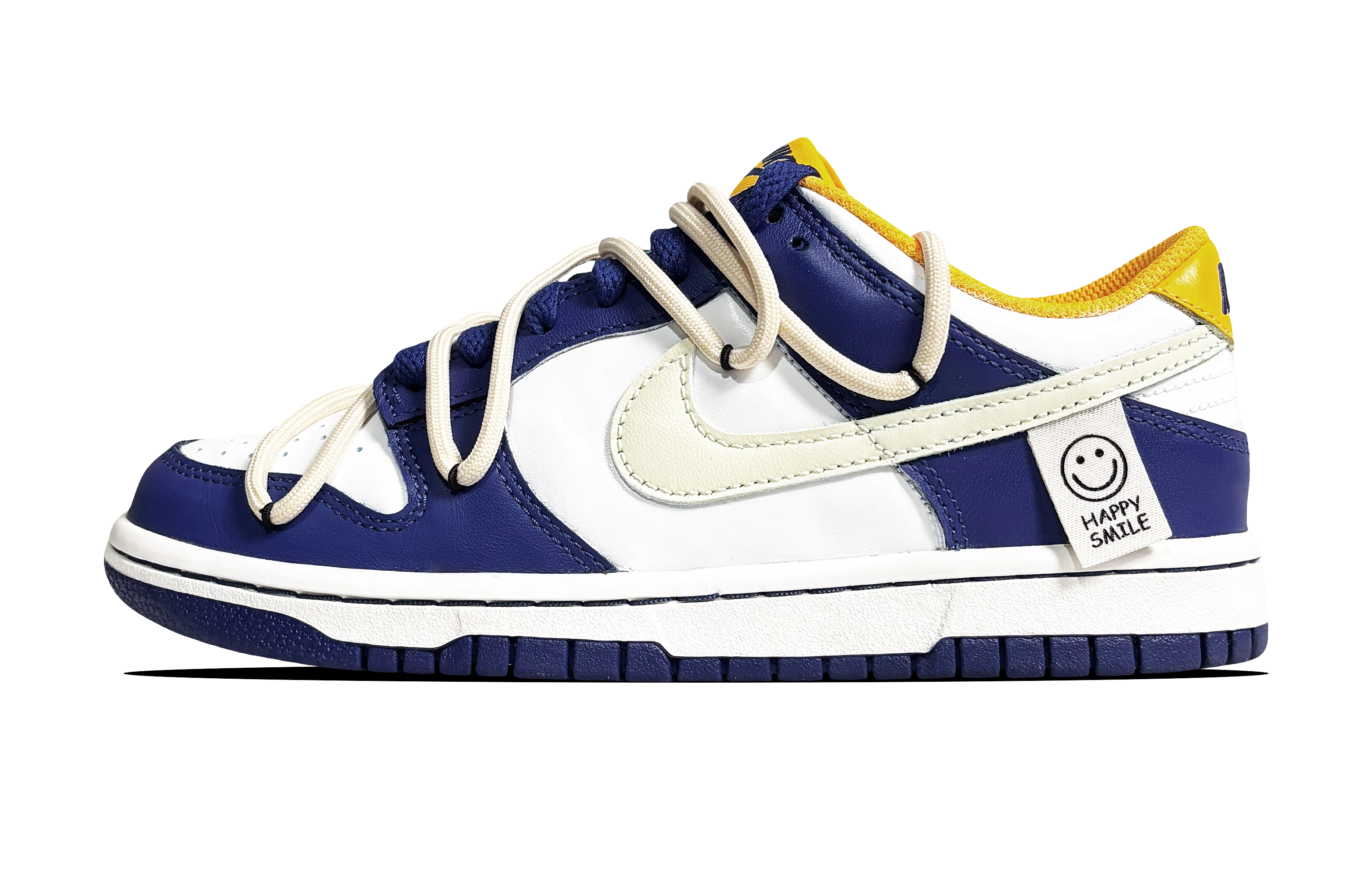 Buy [Zapatillas Personalizadas] Nike Dunk Low 'Azul Profundo y Sol Cálido' DV1693-401-469086