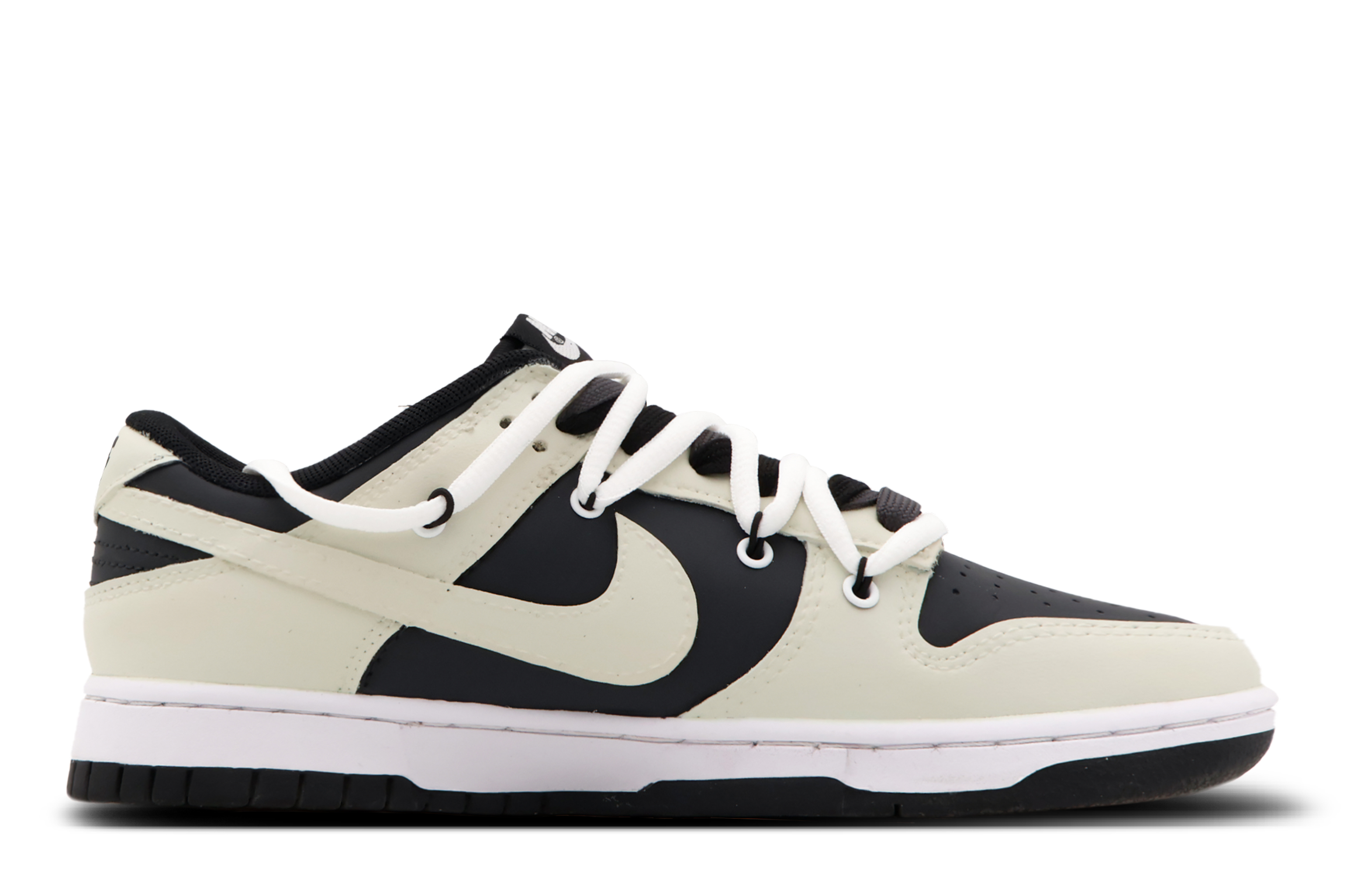 Lookbook [Sepatu Kustom] Nike Dunk Low 'Putih Laut Dalam' CW1590-100(Team53-女款深海)