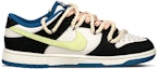 Lookbook 【訂製球鞋】Nike Dunk Low 戶外標籤 TMS 麻繩鞋帶 刺子繡 復古 牛仔 經典黑勾 防滑減震 低筒 板鞋 男款 藍黑