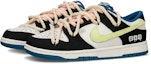 Shop 【訂製球鞋】Nike Dunk Low 戶外標籤 TMS 麻繩鞋帶 刺子繡 復古 牛仔 經典黑勾 防滑減震 低筒 板鞋 男款 藍黑
