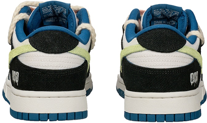 【訂製球鞋】Nike Dunk Low 戶外標籤 TMS 麻繩鞋帶 刺子繡 復古 牛仔 經典黑勾 防滑減震 低筒 板鞋 男款 藍黑 Purchase 【訂製球鞋】Nike Dunk Low 戶外標籤 TMS 麻繩鞋帶 刺子繡 復古 牛仔 經典黑勾 防滑減震 低筒 板鞋 男款 藍黑