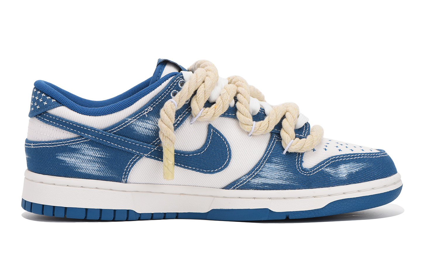 [Custom Shoes] Nike Dunk Low 'Denim Blue Deconstructed' 圖 2