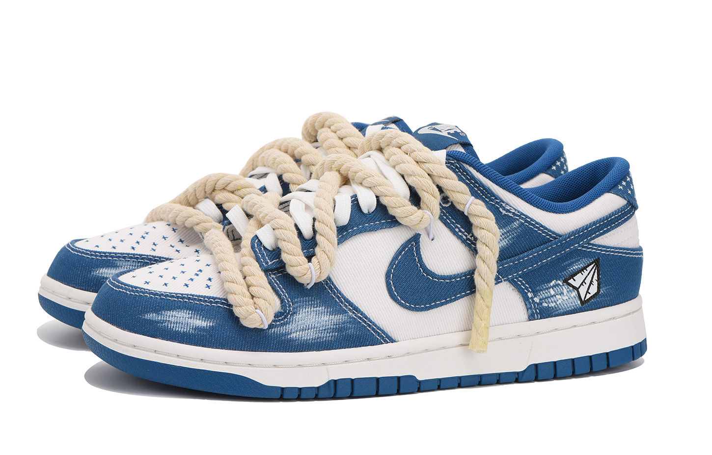 [Custom Shoes] Nike Dunk Low 'Denim Blue Deconstructed' 圖 3