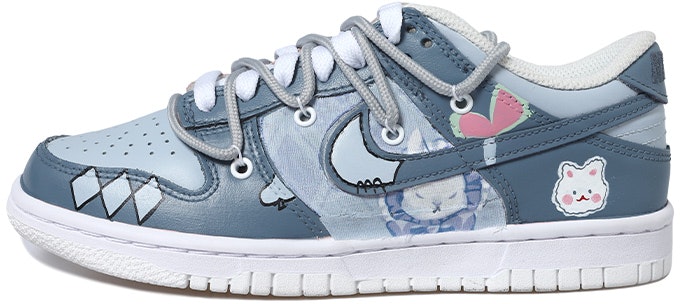 custom-shoes-nike-dunk-low-denim-blue-rabbit