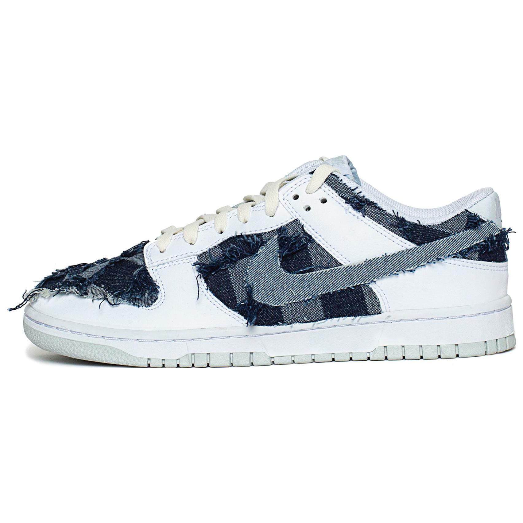 Buy [Kasut Custom] Nike Dunk Low 'Denim Biru Industri' DV0831-101(Team61-奶白丹宁S-BOX)