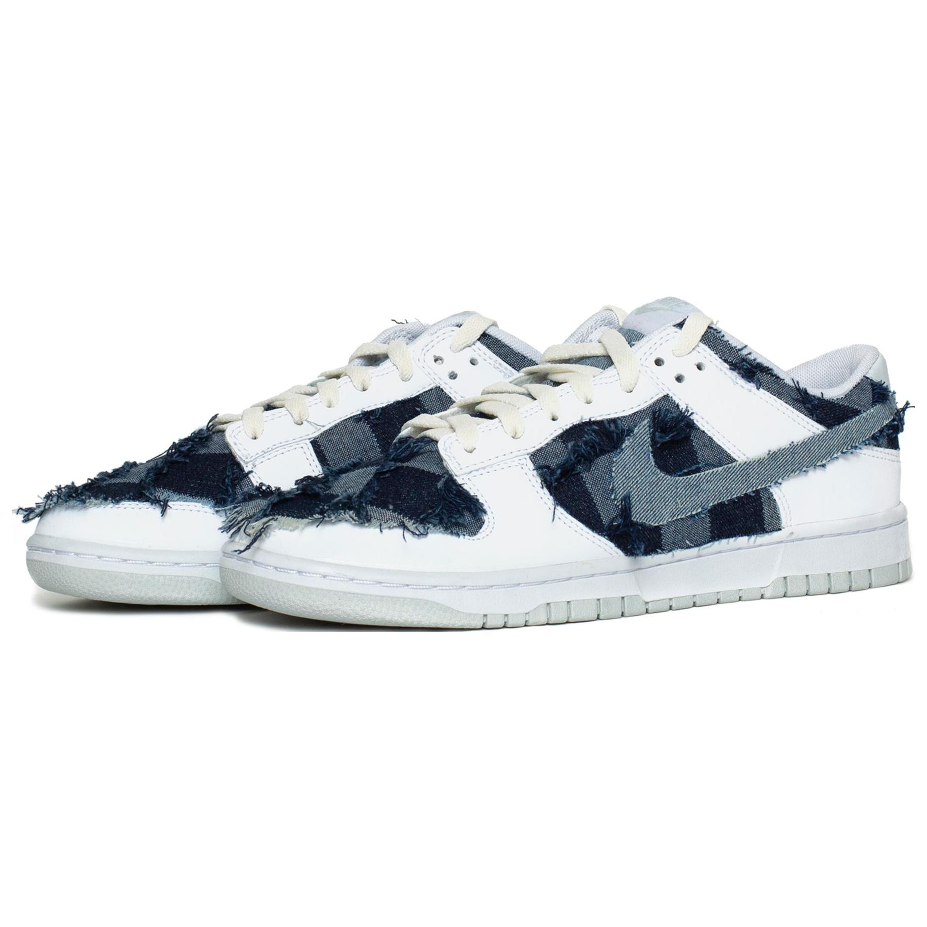 Lookbook [Kasut Custom] Nike Dunk Low 'Denim Biru Industri' DV0831-101(Team61-奶白丹宁S-BOX)