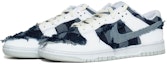 Lookbook 【客製球鞋】Nike Dunk Low 丹寧牛仔 國潮 流蘇 工業藍 高街 解構 vibe 低筒 板鞋 男款 奶白藍