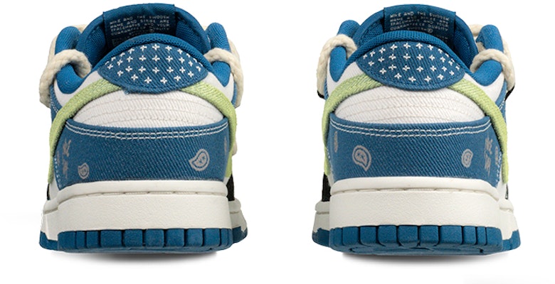 【カスタムシューズ】ナイキ ダンク ロー 'デニムペイズリー - ブルー' DV0834-101(Team62-牛仔腰果花) Purchase 【カスタムシューズ】ナイキ ダンク ロー 'デニムペイズリー - ブルー' DV0834-101(Team62-牛仔腰果花)