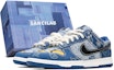 Buy 【訂製球鞋】Nike Dunk Low 牛仔系列 丹寧水洗做舊 半月牙腰果花 刮刮樂破壞風 低幫 板鞋 男款 藍色