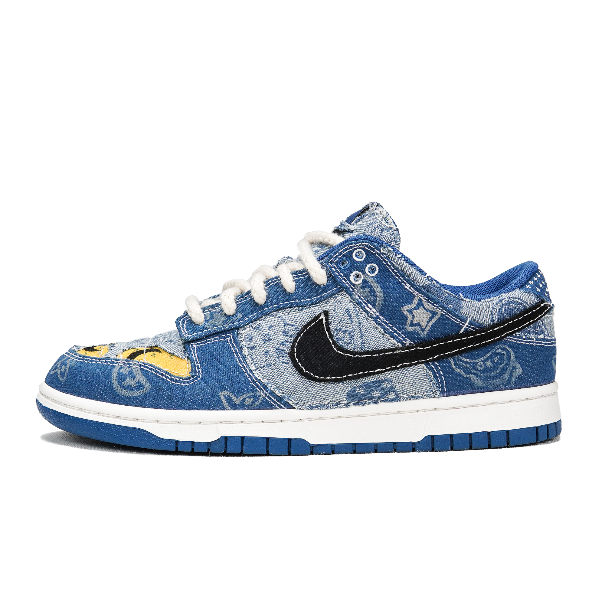 Order [Zapatillas Personalizadas] Nike Dunk Low 'Denim Paisley Azul' DV0834-101(Teamp-丹宁半月牙腰果花）