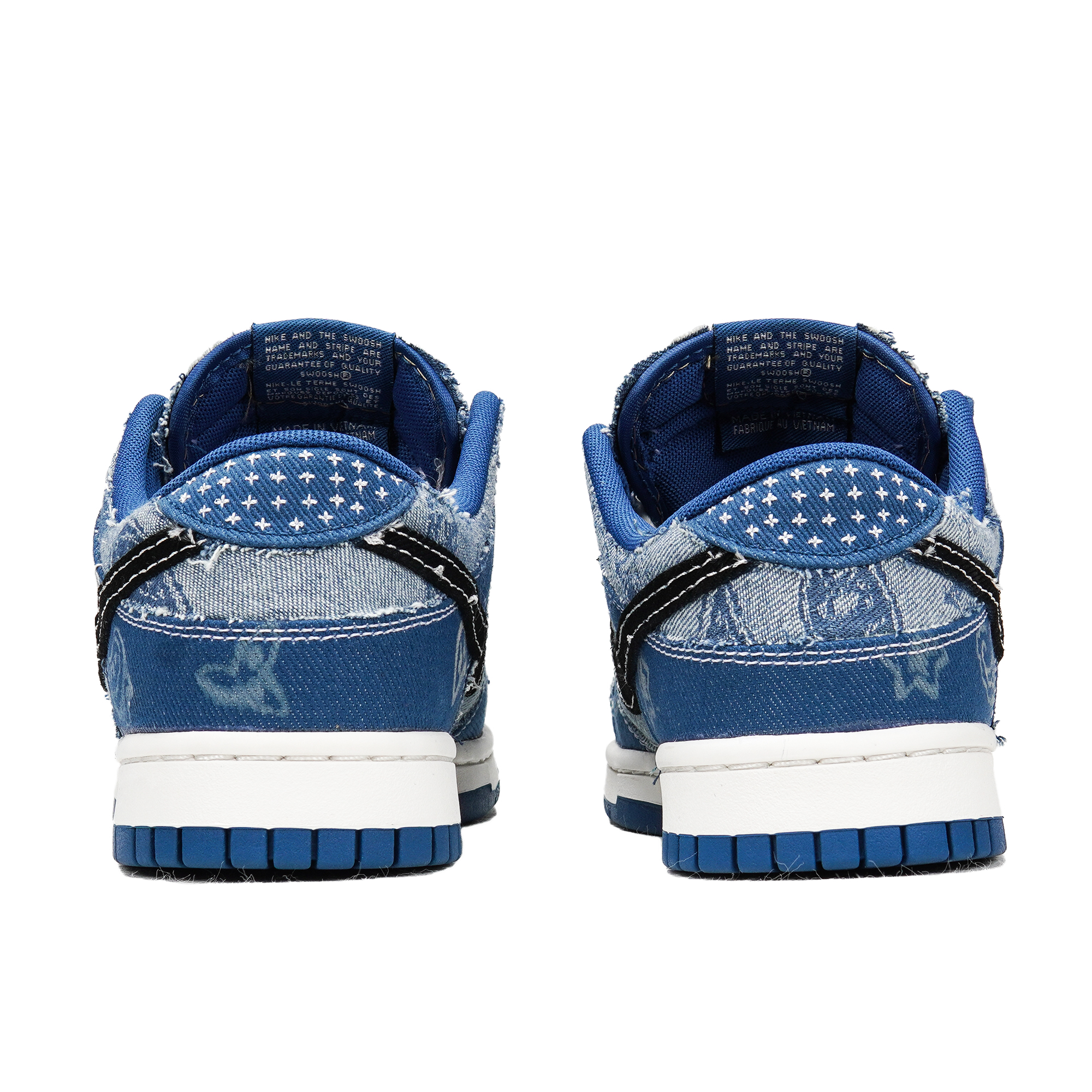 Details for [Zapatillas Personalizadas] Nike Dunk Low 'Denim Paisley Azul' DV0834-101(Teamp-丹宁半月牙腰果花）