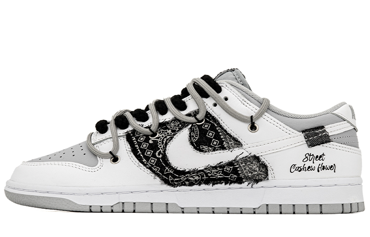 Buy 나이키 덩크 로우 '데님 페이즐리 그래피티' (커스텀) DJ6188-003(team肆-牛仔缝布腰果花)