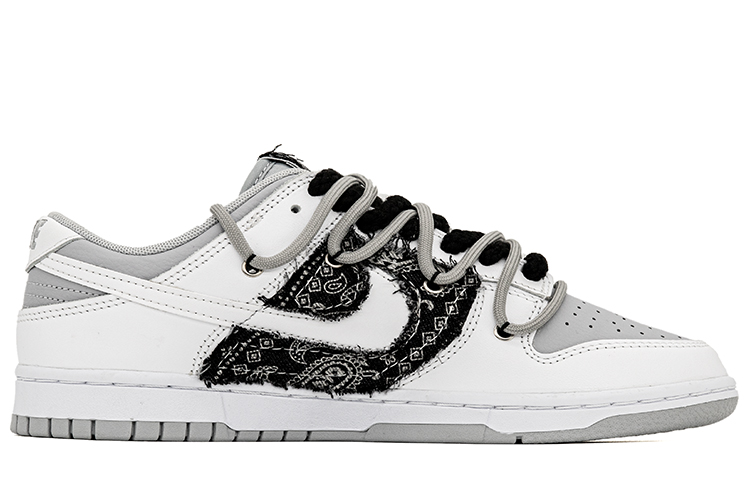 Order 나이키 덩크 로우 '데님 페이즐리 그래피티' (커스텀) DJ6188-003(team肆-牛仔缝布腰果花)
